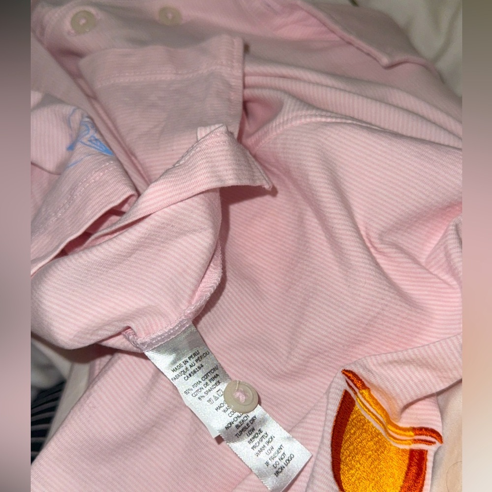 B Draddy Sport light pink polo shirt golf club Nevada Tour small pristine - Picture 5 of 11